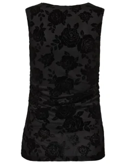 A-View Claudine Top - Sort