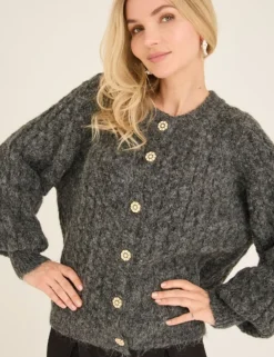 A-View Kabba Knit Cardigan - Grå