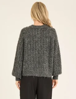 A-View Kabba Knit Cardigan - Grå