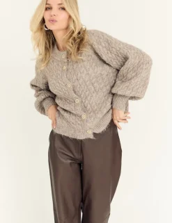 A-View Kabba Knit Cardigan - Brun
