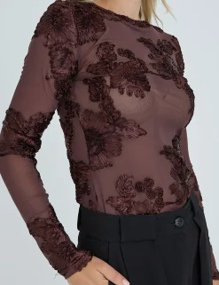A-View Romy Bluse - Brun