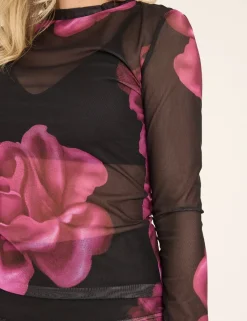 A-View Silke Bluse - Print