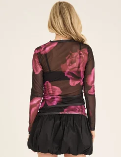 A-View Silke Bluse - Print
