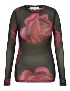 A-View Silke Bluse - Print