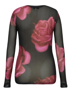 A-View Silke Bluse - Print
