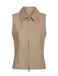D'ahrling Innabella Structure Waistcoat - Sand