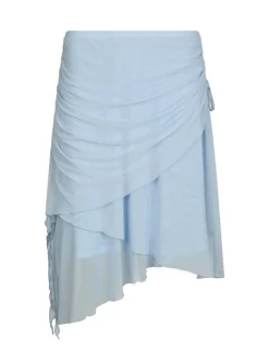 D'ahrling Laffron Asymmetric Mesh Nederdel - Lyseblå