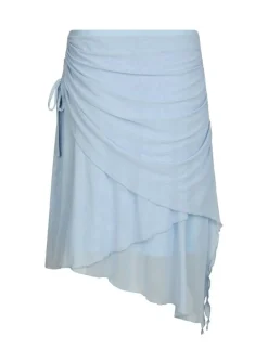 D'ahrling Laffron Asymmetric Mesh Nederdel - Lyseblå