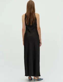D'ahrling Melinie Heavy Satin Kjole - Sort