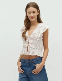 D'ahrling Petali S Voile Top - Rosa
