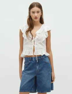 D'ahrling Petali S Voile Top - Hvid