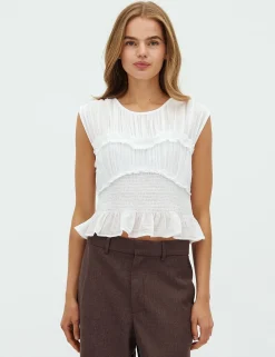 D'ahrling Piril S Voile Top - Hvid