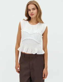 D'ahrling Piril S Voile Top - Hvid