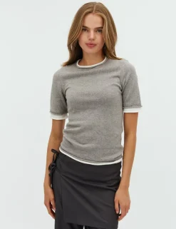 D'ahrling Tauna Double Knit Tee - Grå