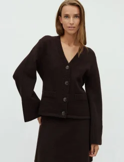D'ahrling Tixie Knit Cardigan - Mørkebrun