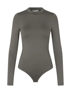 Frakment Accalia High Neck-F Gabin Bodystocking - Grå