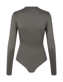 Frakment Accalia High Neck-F Gabin Bodystocking - Grå