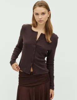 Frakment Orelia-F Cardigan - Brun
