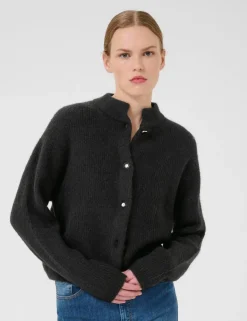 Gestuz AlphaGZ Short Cardigan - Sort
