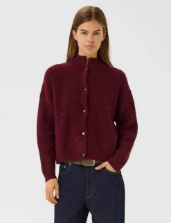Gestuz AlphaGZ Short Cardigan - Bordeaux