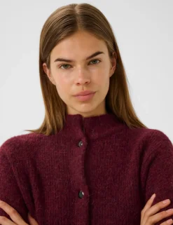 Gestuz AlphaGZ Short Cardigan - Bordeaux