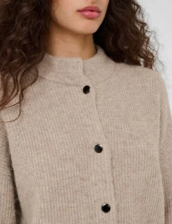Gestuz AlphaGZ Short Cardigan - Sand
