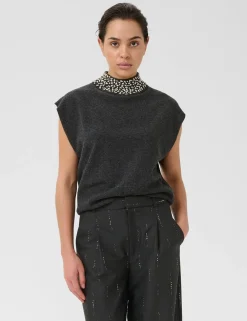 Gestuz GZmanzi Deco Waistcoat - Grå