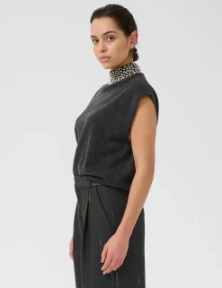 Gestuz GZmanzi Deco Waistcoat - Grå