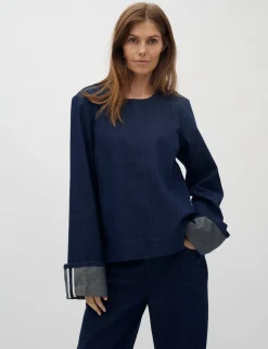 Global Funk Avella-G Bluse - Denim