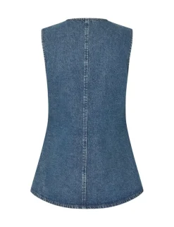 Global Funk Gibella-G Vest - Denim blå