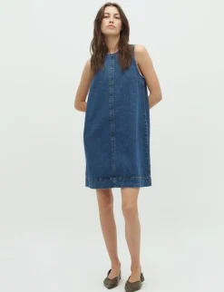 Global Funk Rhiann-G Kjole - Denim