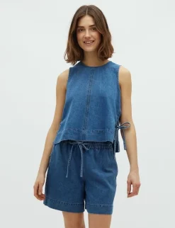 Global Funk Ribba-G Top - Denim