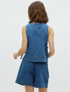 Global Funk Ribba-G Top - Denim