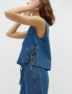 Global Funk Ribba-G Top - Denim