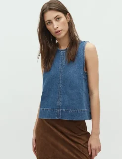 Global Funk Rihne-G Top - Denim