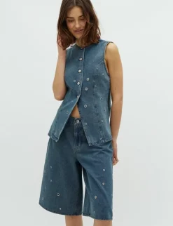 Global Funk Talina L XO-G Shorts - Denim