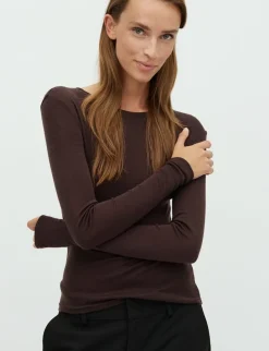mbyM Christina-M Basic Top - Brun