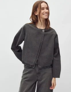 mbyM Exana-M Denimbluse - Grøn
