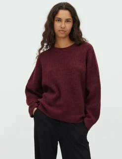 mbyM Gillian Shyla Striktrøje - Bordeaux