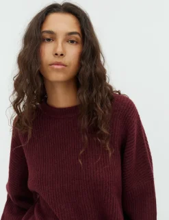 mbyM Gillian Shyla Striktrøje - Bordeaux
