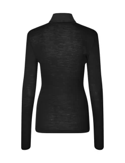 mbyM Ina-M Basic Bluse - Sort