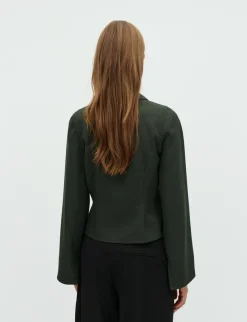mbyM Mallaria-M Bluse - Mørkegrøn