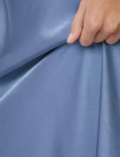 Neo Noir Celinie Heavy Sateen Kjole - Blå