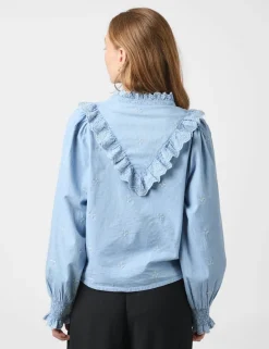 Neo Noir Degas Denim Skjorte - Blå