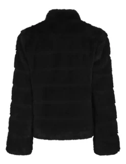 Neo Noir Kahlia Shaved Faux Fur Jakke - Sort