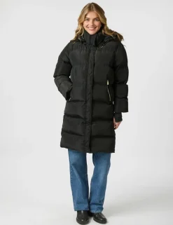 Neo Noir Lucette Puffer Jakke - Sort