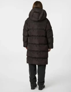 Neo Noir Lucette Puffer Jakke - Mørkebrun