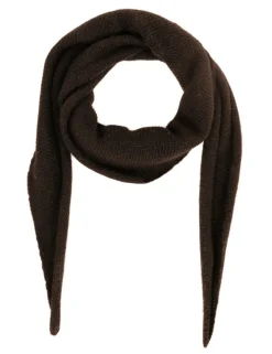 Neo Noir Misty Knit Tørklæde - Mørkebrun