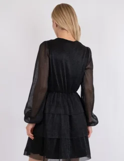 Neo Noir Nene Glitz Kjole - Sort