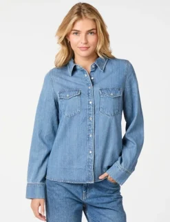 Neo Noir Roger Denimskjorte - Denim